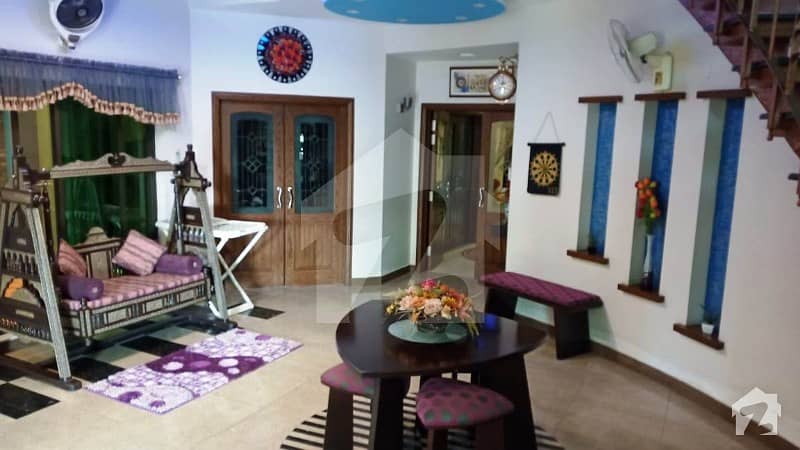 Johar Town 22. 75 Marla Facing Park  50 Road Fully Furnished Spanish Gorgeous Bungalow For Urgently Sale On Top Location