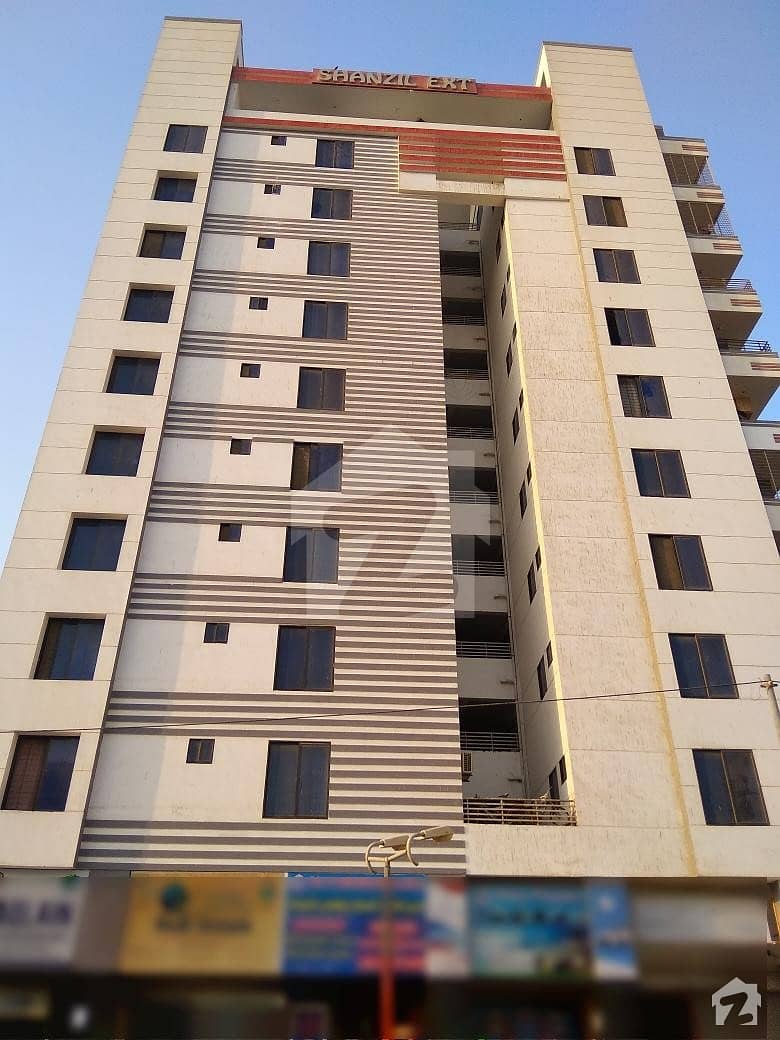 Shanzil Golf Residencia Jinnah Avenue Karachi flat for sale 2 bed D flat fully furnished