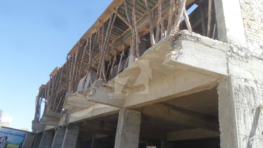 Under Construction Flat For Sale At Sadiq And Fareed Heights Zarghun Road