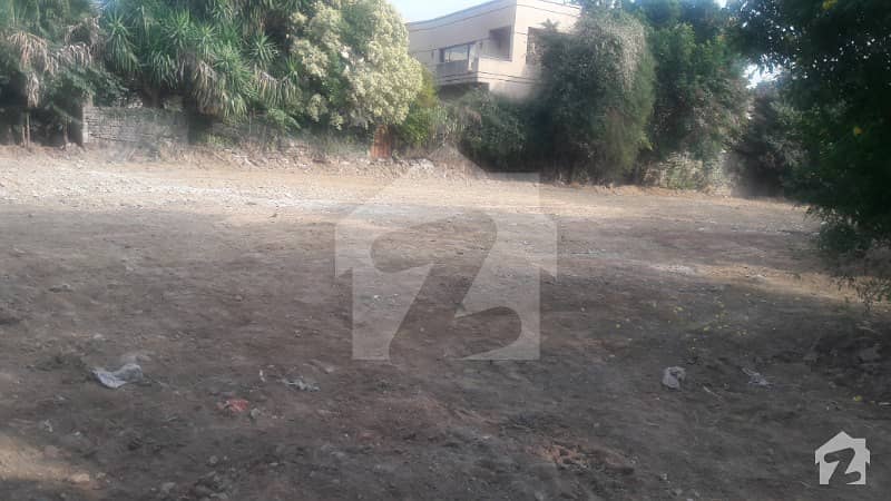 Residential Corner Plot With Three Kanal Extra Land Is Available For Sale