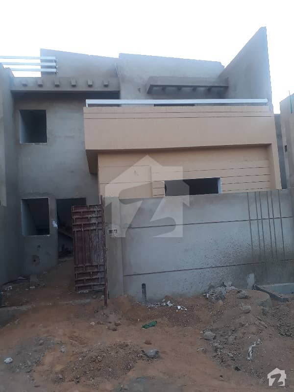 120 Yards One Unit Double Storey Corner  House For Sale