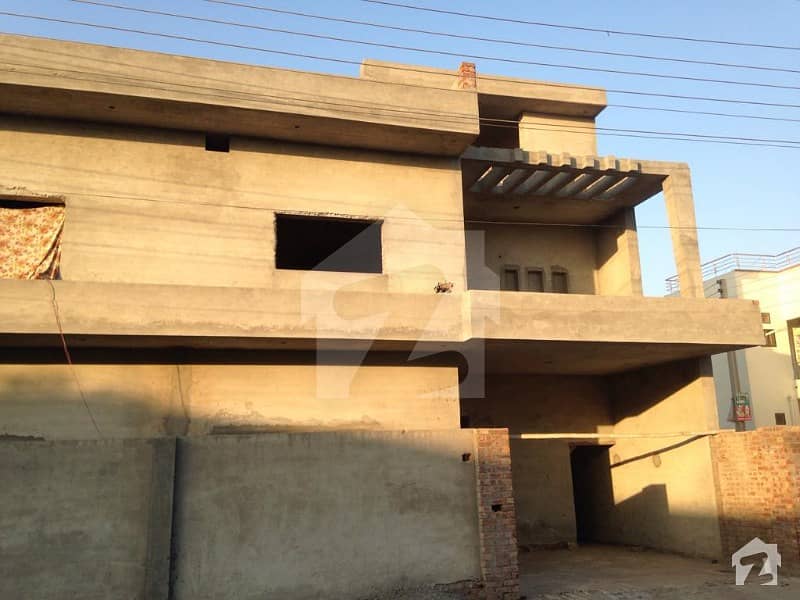 Gray Structure Double Storey House Is Available For Sale