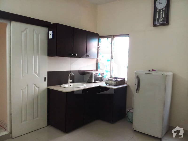 1 Bedroom With TV Lounge And Kitchen Fully Furnished Master Bed Tv Shelf Ac Fridge Microwave Dinning Table