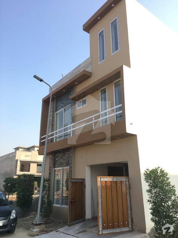 3 Marla Brand New Facing Park House For Sale In Al Kabir Town Phase 1 Opposite Bahria Town Lahore