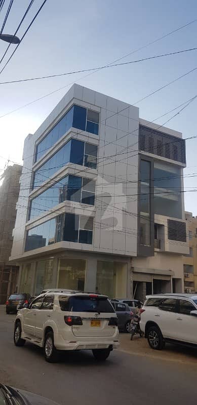 Brand New 100 Sq Yard Office Building With Lift For Sale In Bukhari Commercial Near Main Khayaban E Ittehad