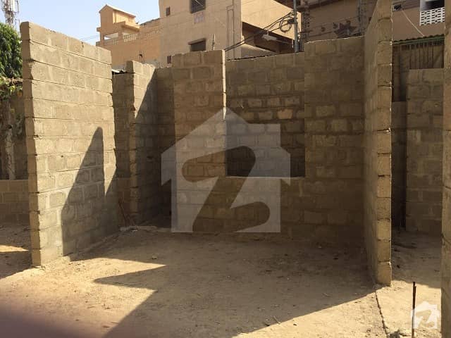 140 Sq Yard Plot With Grey Structure Is Available For Sale In Block 10 Gulshan E Iqbal Works Society Karachi