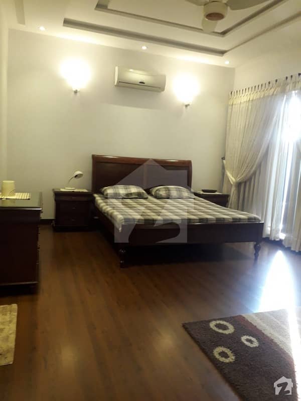 100  Original Picture Defence 1 Kanal One Bed Room Fully Furnished For Rent