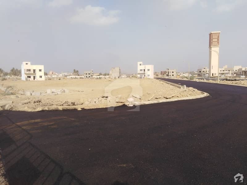 West Open 40 Feet Road  400 Sq Yard Facing Plot Is Available For Sale In Naya Nazimabad Block A2