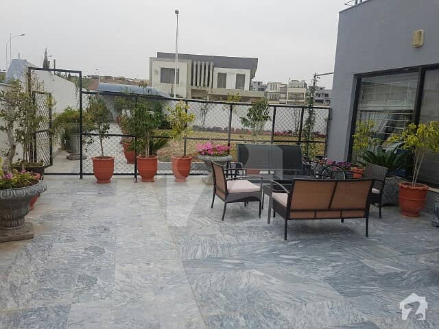 2 Kanal  Corner With 6 Marla Extra Land Luxurious Furnished House For Sale
