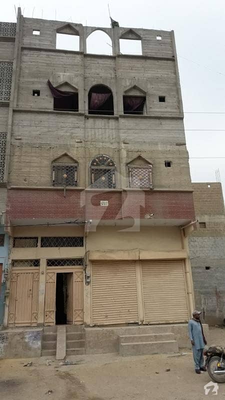 سعید آباد بلدیہ ٹاؤن کراچی میں 3 مرلہ عمارت 85 لاکھ میں برائے فروخت۔