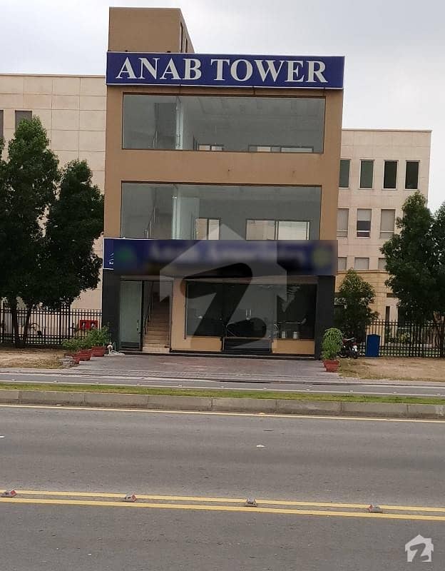 beautiful location commercial building infront of main bahria society office bahria orchard