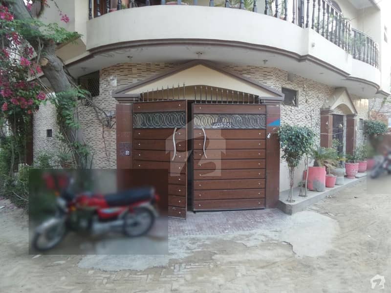 Double Story Beautiful Corner House For Sale At Latif Abad, Okara