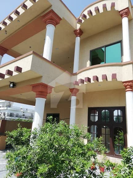 10 Marla Double Storey House For Sale Near Khokran Road And Floor Fill On Street Shah Abu Talib