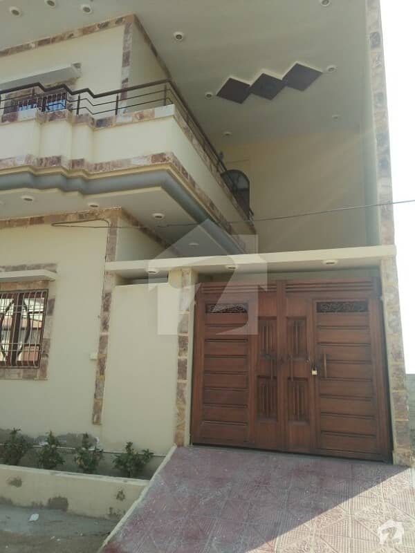 120 Sq Yard House Main Highway In Indus Officer 2 Floors 3 Bed West Open