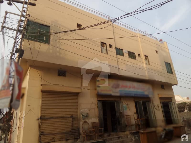 Double Story Beautiful Corner Commercial Building For Sale At Fateh Town Okara