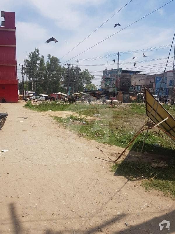 10 marla corner commercial plot is available china chowk pasror road