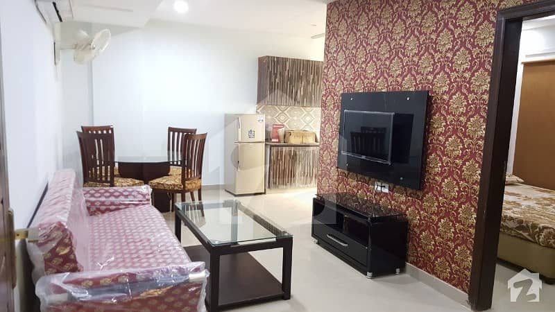 1 Bed Fully Luxury Furnished Apartment For Rent In Gulmohar Block Bahria Town Lahore