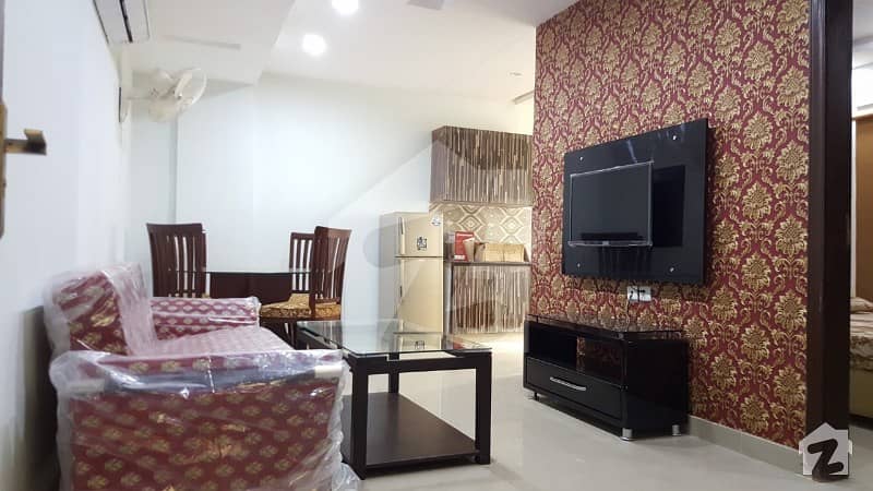 1 Bed Fully Furnished Apartment For Rent In Gulmohar Block Bahria Town Lahore