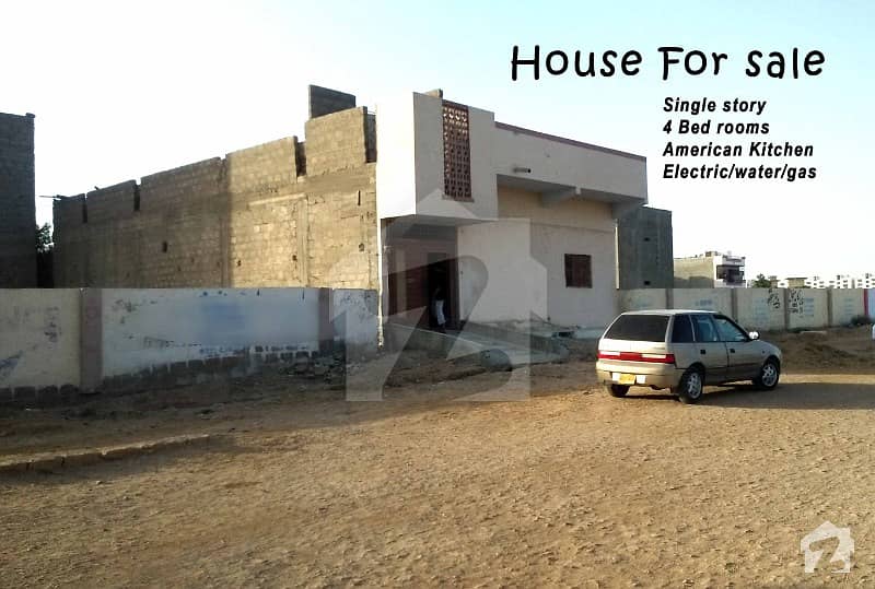 المنظر ٹاؤن کراچی میں 4 کمروں کا 8 مرلہ مکان 1.2 کروڑ میں برائے فروخت۔