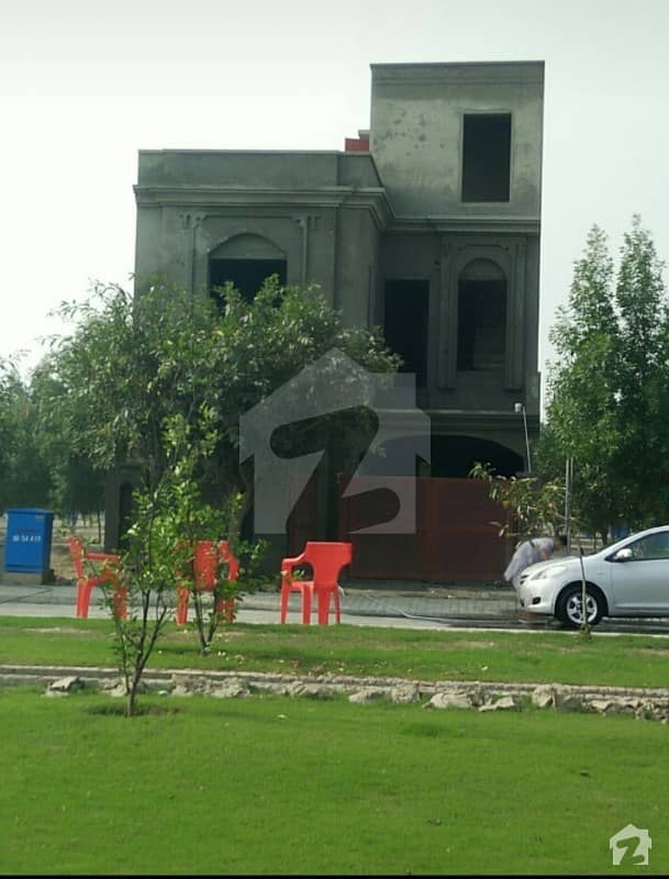 5 Marla Gray Structure Facing Park House For Sale In Bahria Orchard