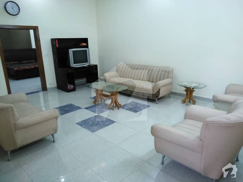 Furnished 10 Marla Basement Portion Is Available For Rent In Bahria Town Phase 8 Block E