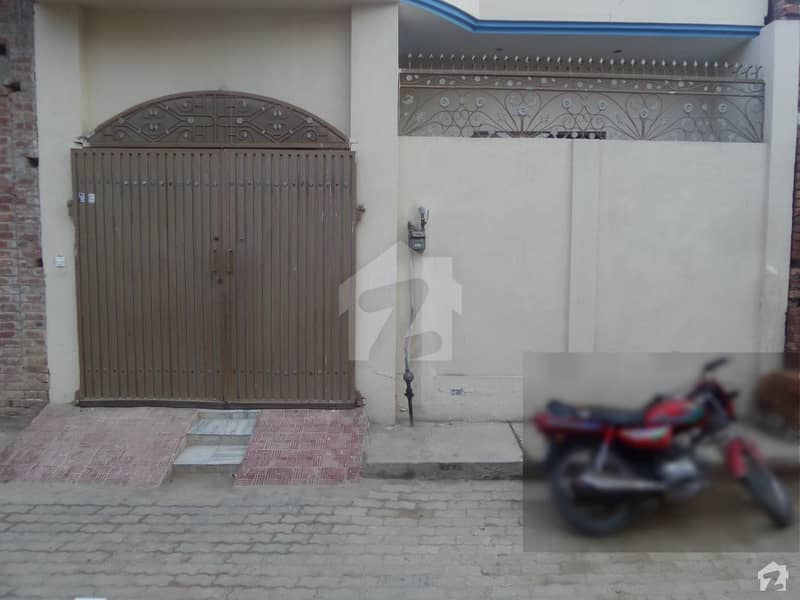Single Story Beautiful House Is Available For Sale At Javed Town Okara