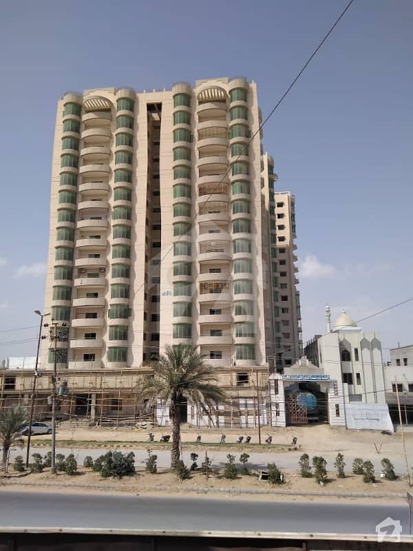 ٹیولِپ ٹاور سعدی روڈ کراچی میں 9 مرلہ فلیٹ 1. 3 کروڑ میں برائے فروخت۔