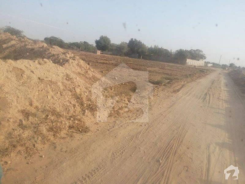 کراچی موٹروے کراچی میں 6 کنال زرعی زمین 75 لاکھ میں برائے فروخت۔