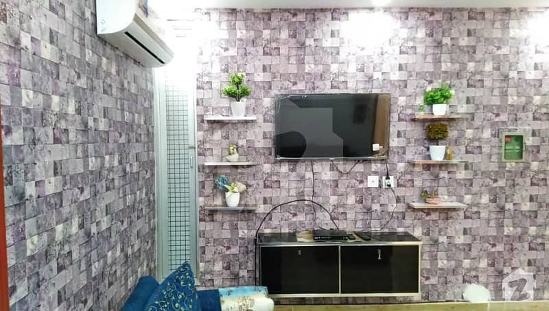 Luxury Furnished One with TV Lounge Flat For Rent in Bahria Town Lahore