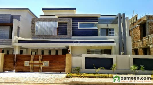 Straight Elevation Stylish 1 Kanal House In Bahria Town Straight Elevation Stylish 1 Kanal House In Bahria Town