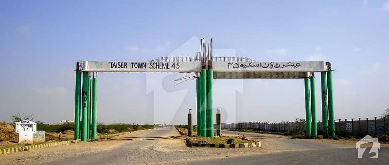 تیسر ٹاؤن - سیکٹر 76 تیسر ٹاؤن گداپ ٹاؤن کراچی میں 5 مرلہ رہائشی پلاٹ 22 لاکھ میں برائے فروخت۔
