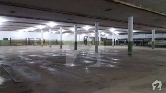 Textile Factory 150000 Sq Ft With 1000kva Electricity Connection At Main Multan Road Vacant For Rent