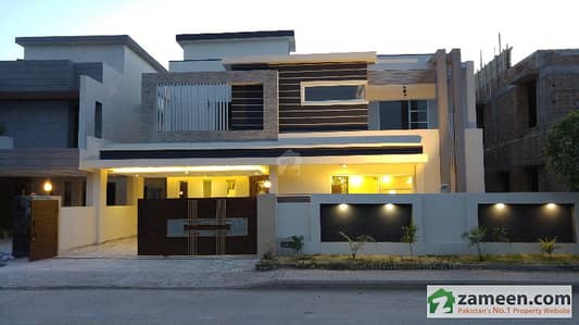 Straight Elevation Stylish 1 Kanal House In Bahria Town Straight Elevation Stylish 1 Kanal House In Bahria Town