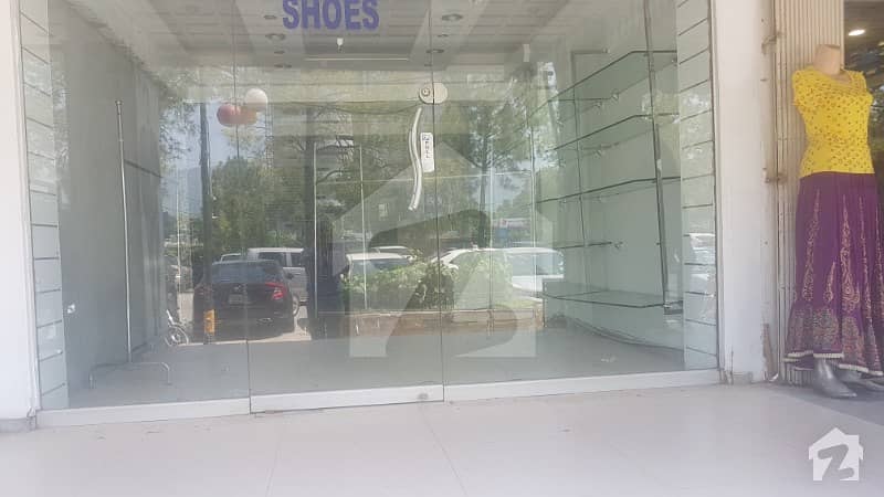 Jinnah Avenue Shop With Basement Is Available