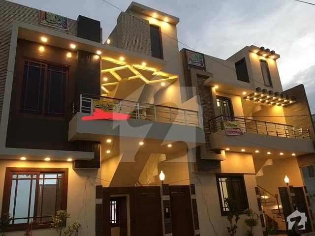 گلشنِ معمار - سیکٹر آر گلشنِ معمار گداپ ٹاؤن کراچی میں 4 کمروں کا 5 مرلہ مکان 1.3 کروڑ میں برائے فروخت۔
