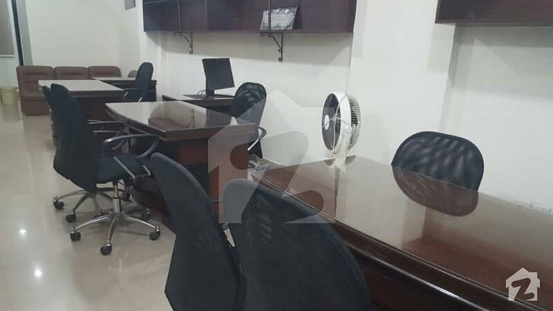 Fully furnished office available for rent Clifton shaheen center