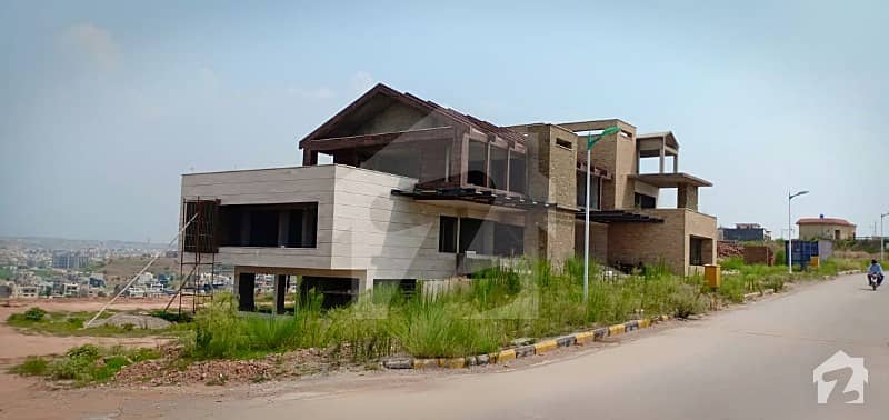 10 Kanal Brand New House 4 Side Open Corner Bahria Town Intellectual Village Islamabad Phase 7
