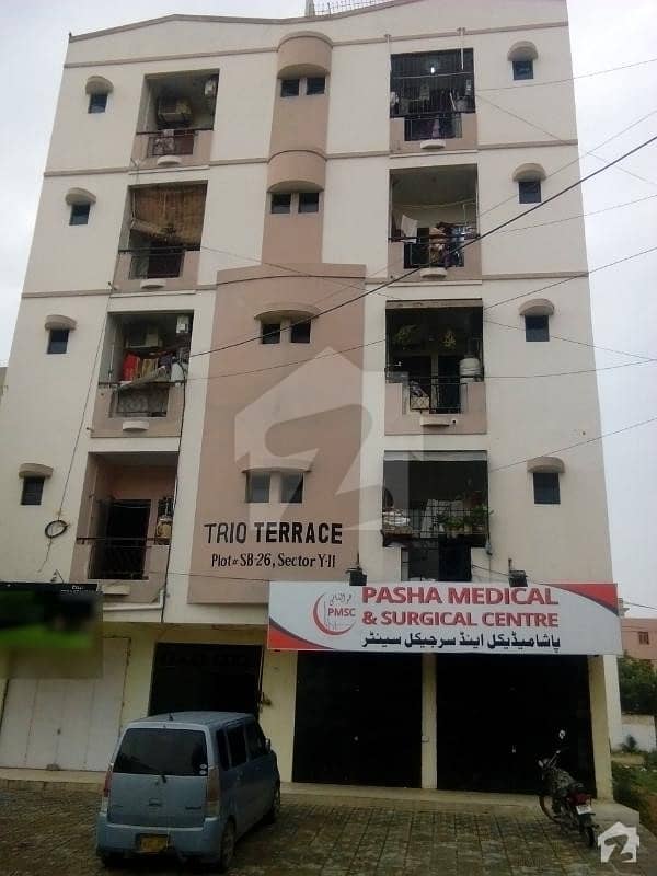 گلشنِ معمار - سیکٹر وائے گلشنِ معمار گداپ ٹاؤن کراچی میں 2 کمروں کا 4 مرلہ فلیٹ 45 لاکھ میں برائے فروخت۔