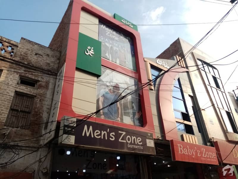 Triple Storey Beautiful Commercial Plaza For Sale At D Block Main Bazar Okara