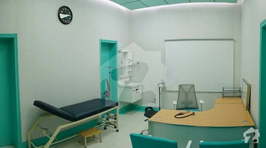 commercial furnished clinic available for rent in garden town lahore