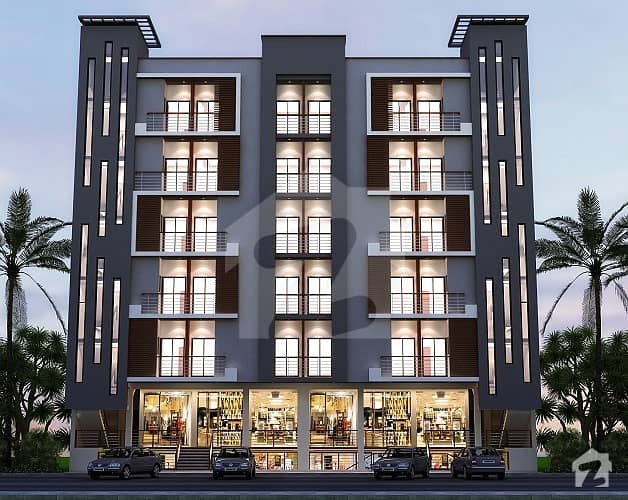 Cloud Emporium Gulberg Greens  1 Bedroom Apartment  With Living Room Is Available  For Sale