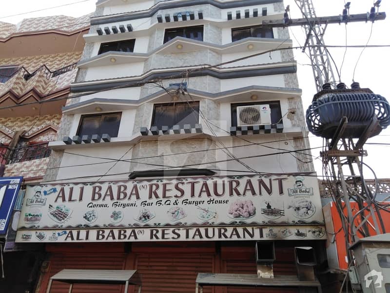Ali Baba Restaurant Ground + 3 Sq 133 Yard Main Commercial Market Very Good Location