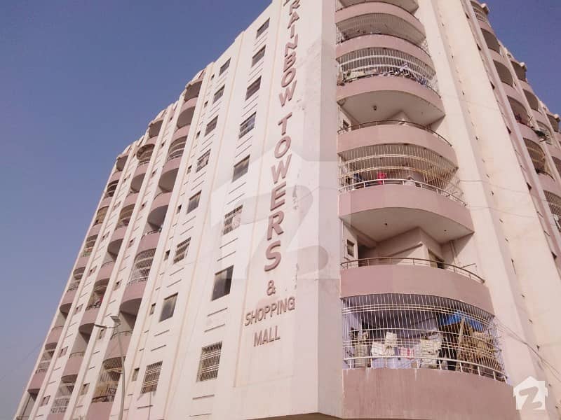 رین بو ٹاورز اینڈ شاپنگ مال گلشنِ معمار گداپ ٹاؤن کراچی میں 2 کمروں کا 3 مرلہ فلیٹ 42 لاکھ میں برائے فروخت۔