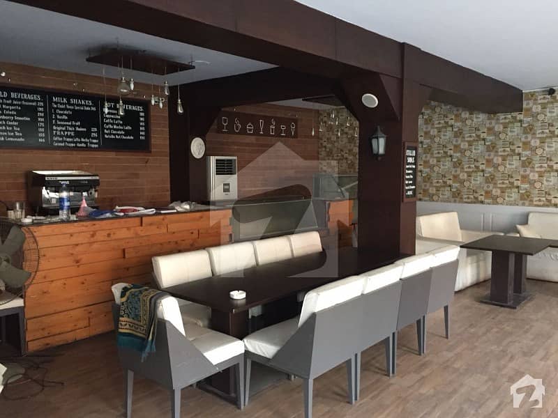 Roof Top Cafe Mm Alam Road Available For Rent Ideal Location With
