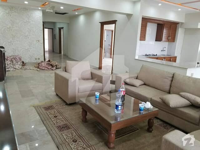 Khudadad Heights 3bed brand New OutClass  Fully Ranvated  rent valu 70000 fully furnished