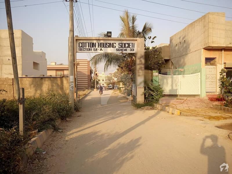 400 Sq. yds Residential Plot Which Is Located In Cotton Export Cooperative Housing Society Is Available For Sale