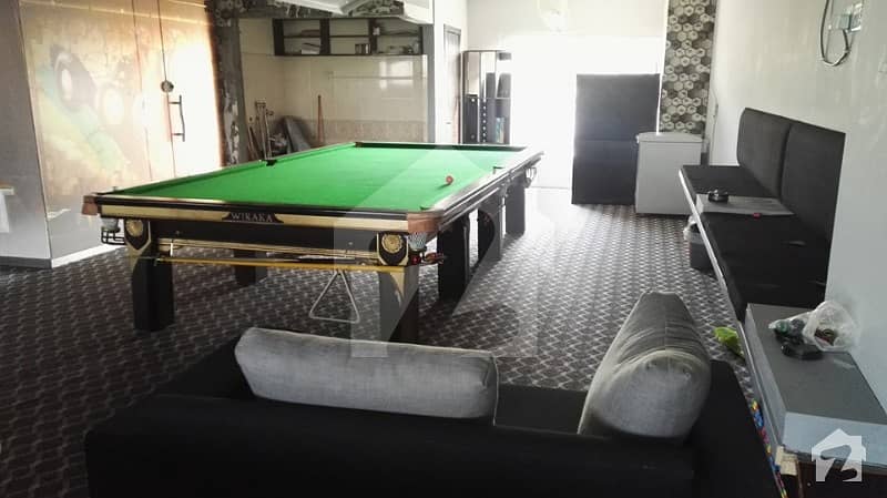 Main Avenue Facing First Floor Along With Occupying New Snooker Setup For Sale