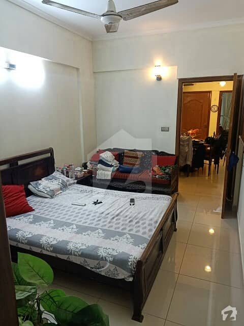 fully furnished 1bedroom attached washroom common kitchen lounge in apartment outclassed dha5 WITH A/C rent