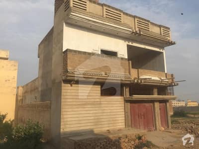 Double Story Bungalow For Sale Under Construction  Mehran University Co Operative Housing Society