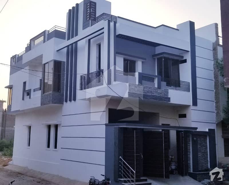Corner Brand New Double Storey Bungalow Is Available For Sale In Mir Hussaaina Abad Hyderabad